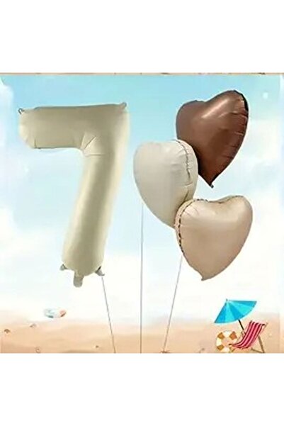 DÜVENCİ TİCARET Set de 4 baloane din folie în formă de inimă