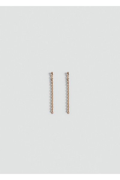 Mango Teen Long Earrings with Beads