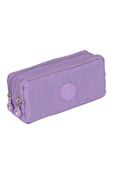 SYG Αδιάβροχη θήκη για στυλό 2 θέσεων Purple Crinkle Fabric - SYG124