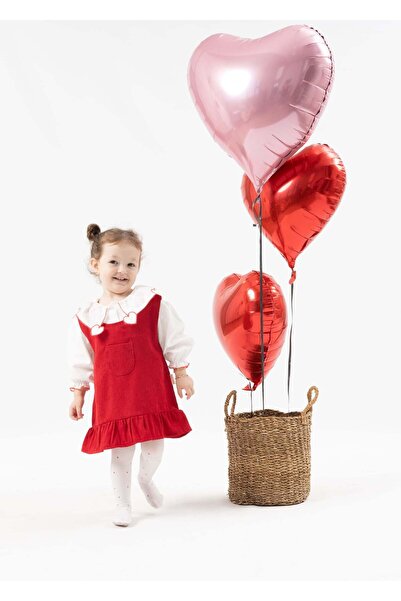 NUNU BABY Darling Gömlekli Jile - Kırmızı