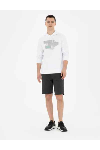 Pierre Cardin Beyaz Regular Fit Sweatshirt 50284176-VR013