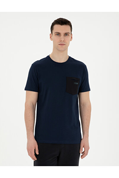 Pierre Cardin Lacivert Regular Fit Tişört 50285220-VR033