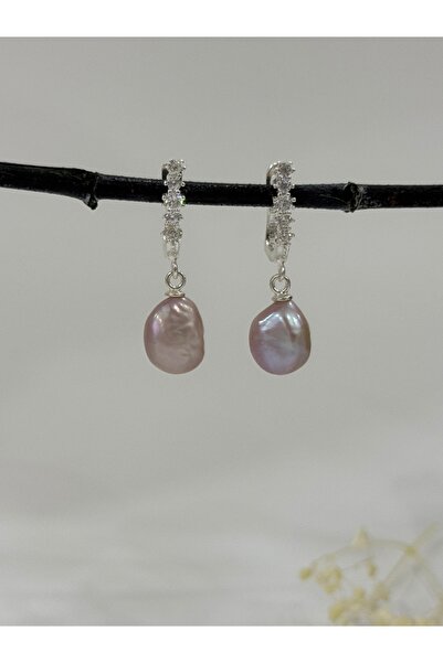 DURAN TAKI TASARIM Hakiki İnci Gümüş Küpe