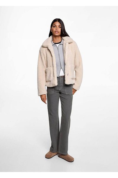 Mango Teen Straight-Cut Pocket Trousers