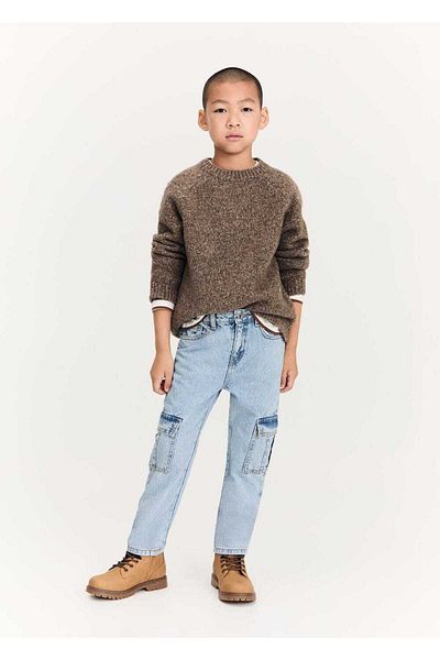 MANGO Kids Cargo jeans with pockets