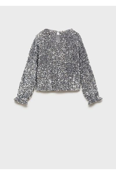 MANGO Kids Graues T-Shirt
