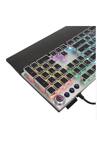 Universal لوحة مفاتيح الألعاب الميكانيكية RGB من Quadro MAG Z2000 Q USB Trk