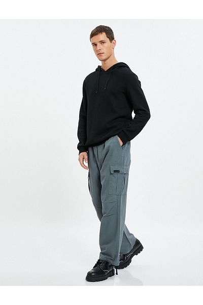 Koton Cotton Cargo Pants - Pocketed Design