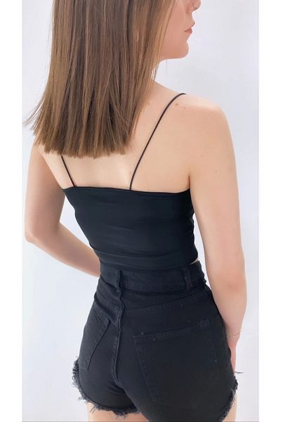 Lukas Tricou din bumbac pieptănat cu curea de frânghie negru - P- 017799
