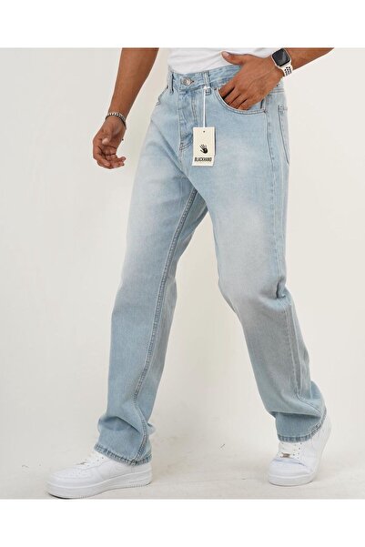 More Açık Mavi Baggy Pantolon