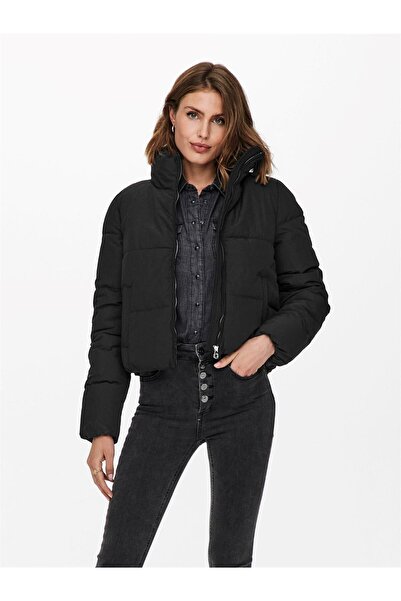 ONLY Onldolly Short Puffer Jacket Otw Noos Kadın Mont 15205371 Black