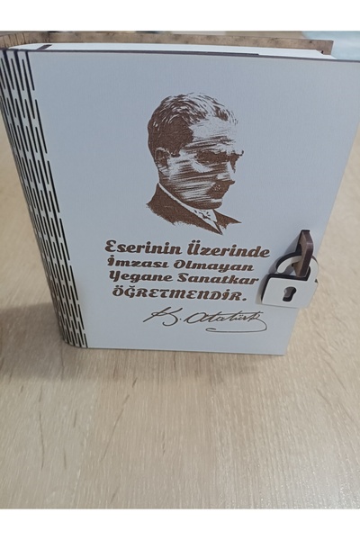Şirin Lazer 24 November Teacher's Day Gift Book Piggy Bank