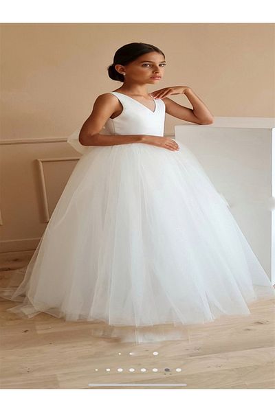 MUSGEM Προσαρμοσμένο σχέδιο Extra Tulle Λευκό Νυφικό Μοντέλο Φόρεμα