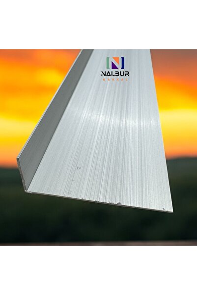 Nalbur Bakkal Pvc Aksesuar- (1mt) 20x60Mm Alüminyum "l Köşebent" Köşebent Profili Köşe Çıtası