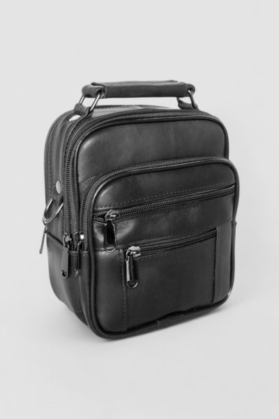 Lederax Carcasă din oțel din piele naturală Geantă Messenger Crossbody Dimens...