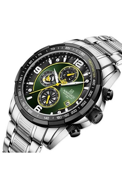 Naviforce Men's Watch Function Steel Band 2125