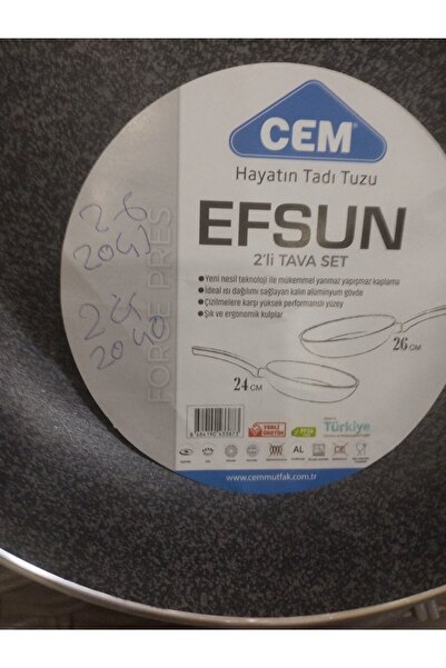 Cem Efsun Pan Set of 2 - 24 cm and 26 cm