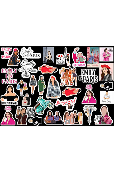 DBTELL Emily in Paris Dizisi Sticker Seti (30x20cm)