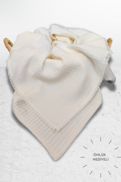 4 Layers Muslin & Knit Pattern Quilting, Baby & Kids Blanket, 100% Cotton, 110x120 cm