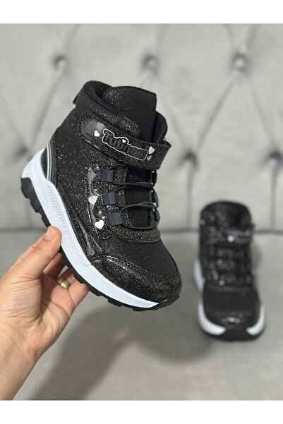 kidsfeet Durable Waterproof Comfortable Orthopedic Lace up Velcro Girls' Snow Boots