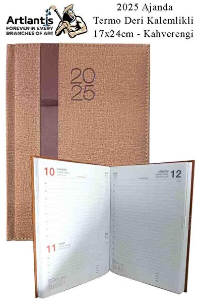 Artlantis Agenda 2025, tvrda korica, dermo omot, 1 komad, 17x24 cm, agenda 20...
