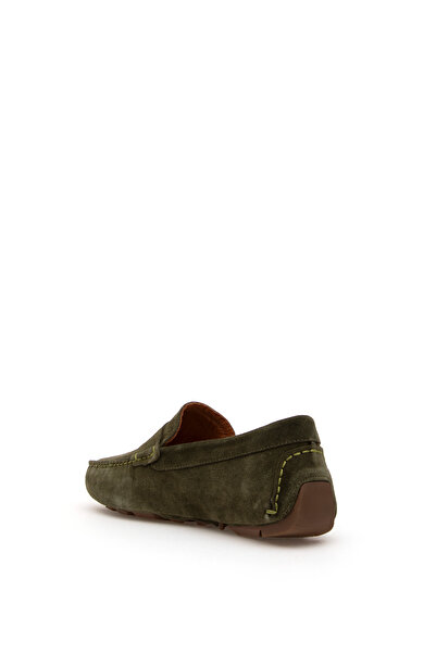 Pierre Cardin Haki %100 Deri Loafer Ayakkabı 50288705-VR027