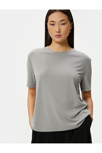 Koton Crew Neck Basic Cotton Short Sleeve T-Shirt