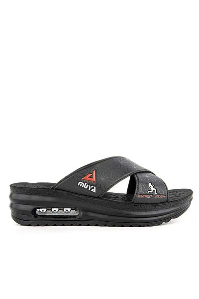 Muya Παντόφλες Air Max - Γυναικείες παντόφλες βρεγμένου δαπέδου Axis Anatomical Black