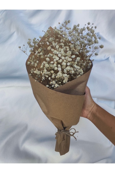 Butik Sevgiliye, Kız arkadaşa, Anneye, Kardeşe şoklanmış cipso çiçek ömürlük hediye buketi