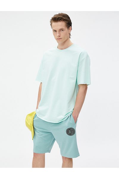 Koton Shorts Tie Waist Pocket Print Detailed