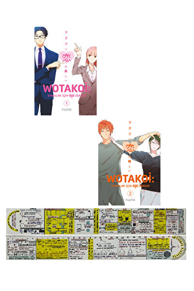 Gerekli Şeyler Yayıncılık Wotakoi Otakular İçin Aşk Zordur 1-2. Ciltler Manga...