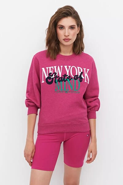 Tommy Hilfiger NAKIŞLI LOGO REGULAR FIT PUFFER SWEATSHİRT