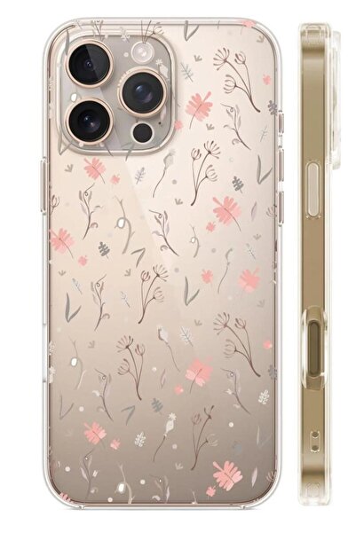 3GEN CASE حافظة سيليكون شفافة منقوشة متوافقة مع هاتف 16 Pro Max