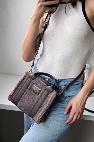 David Jones Coffee Color Women's Strap Handbag