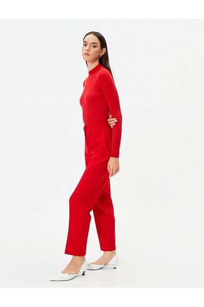 Koton Pocket Detailed Fabric Cigarette Pants