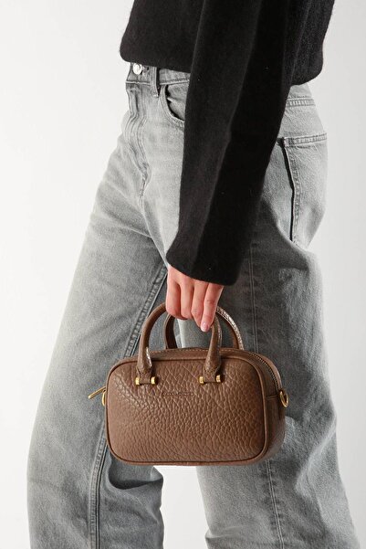 David Jones Kadın Askılı El Çantası Vizon