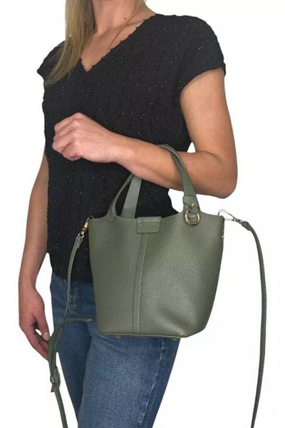 David Jones Women's Strap Handbag Khaki