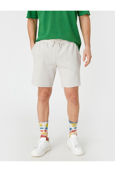 Koton Krajkové bermudy do pasu s detailem kapsy