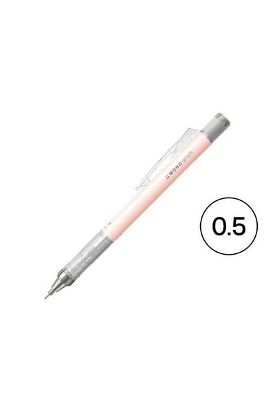 Tombow Mono Graph 2020 Series 0.5 Mm Pastel Coral Pink Mechanical Pencil Dpa-136d