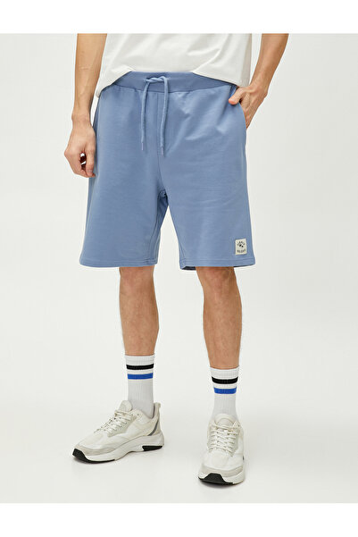 Koton Šněrovací šortky Slim Fit v pase, bavlna s kapsami