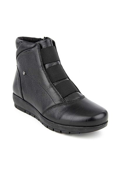 Muya Stark 6 Point - Anatomical Sole Genuine Leather Black Women's Boots