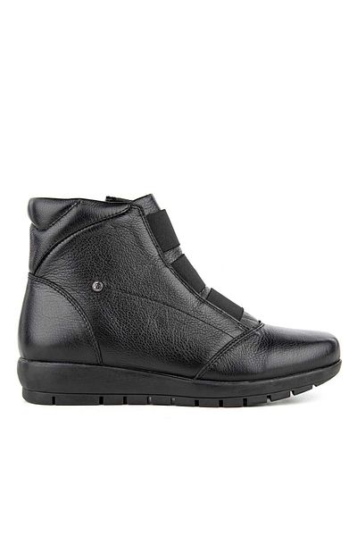 Muya Stark 6 Point - Anatomical Sole Genuine Leather Black Women's Boots