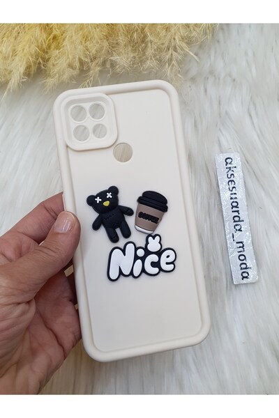 Aksesuarda Moda حافظة سيليكون متوافقة مع هاتف OPPO A15 - A15S