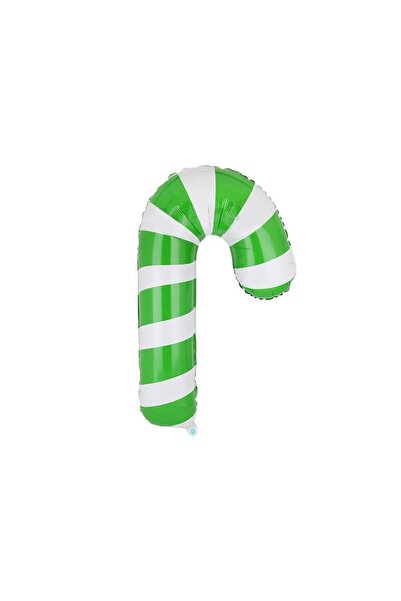 CANSIN Balon din folie de Anul Nou Baston verde