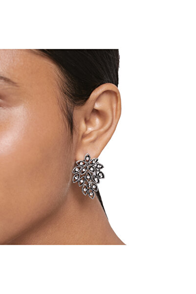 PARFOİS Suni Elmas Detaylı Orta Boy Küpe