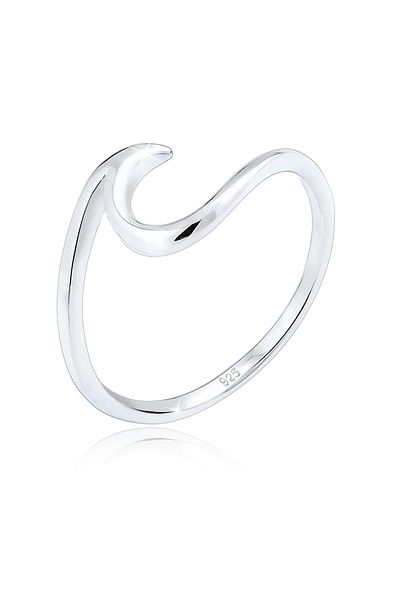 ELLI Inel de damă Wave Optics Trend din argint 925