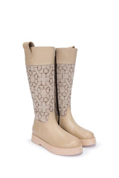 U.S. Polo Assn. Women's Beige Boots