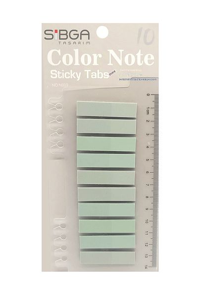 sibga tasarım Transparent Colored Post-It Note Paper - 200 Sheets Bookmark Sticker