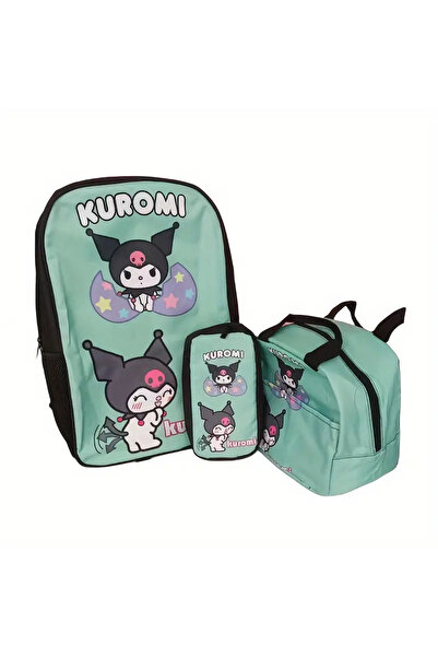 bundle island Set de 3 rucsacuri pentru copii cu figură Kuromi - cutie de prâ...