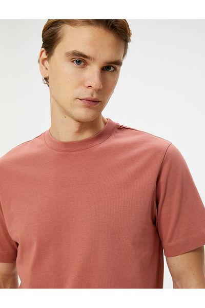 Koton Βασικό T-Shirt Crew Neck Βαμβακερό κοντό μανίκι